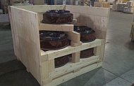 Деревянный ящик 1000х1000х1100 мм, из доски камерной сушки